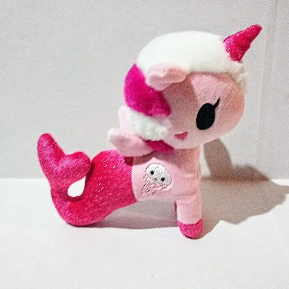 Tokidoki Plush Lot Of 2-Unicorno Summer-Mermicorno Neon Star Jelly-8 Inch-Aurora